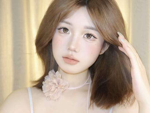 坚果力NUTNUTLOOK  来杯拿铁 14.5mm白狮参考着色大直径 白狮旗下自营品牌赠伴侣盒 半年抛2片 商品图4