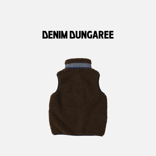日本DD童装 DENIM DUNGAREE 复古绒格纹马甲 商品图4