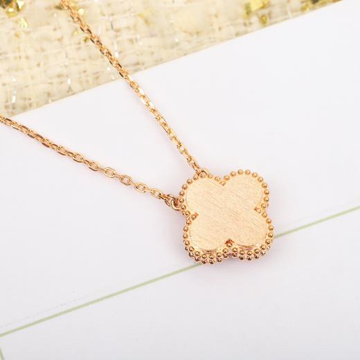 TB129-梵克雅宝圣诞限定徽标设计18k玫瑰金钻石项链（XK）-10.14直播款 商品图4