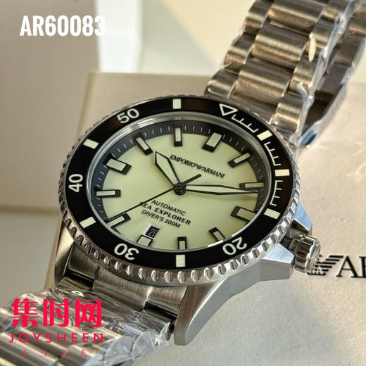 原单阿玛尼AR60083 钢带男士机械腕表 商品图1