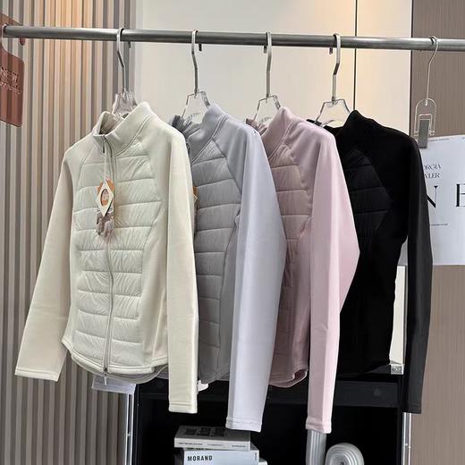 Lu家同款！轻型羊毛石墨烯修身小蛮腰棉服运动户外保暖立领小棉衣女款！ 商品图0