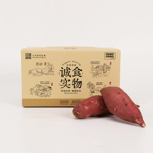 【偏远地区不发货，具体看详情页】正耕 有机瑞香板栗薯 地瓜红薯5斤 商品图4