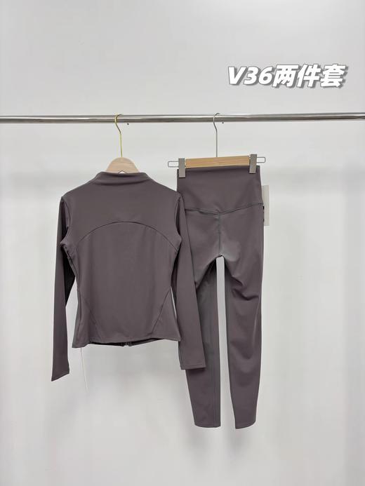 D101431全场景运动健身跑步外套+瑜伽裤两件套装 商品图11