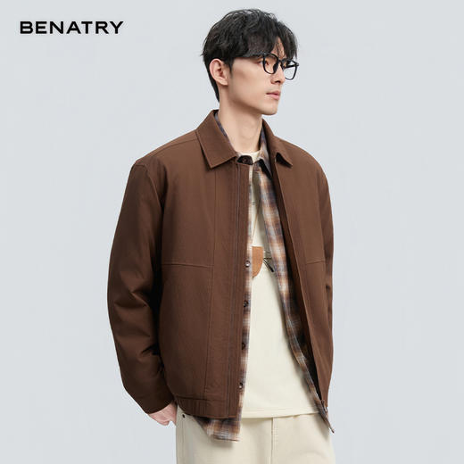 贝纳川冬季新品翻领收摆轻薄羽绒ECF405232 商品图9