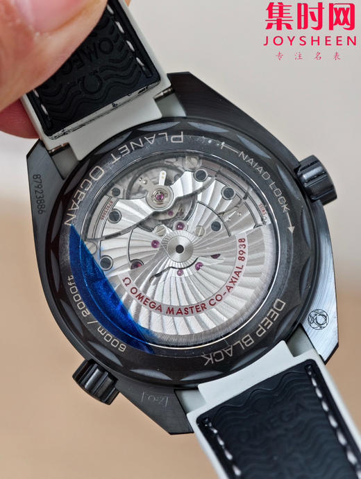 欧米茄 VS海马600米系列 海洋宇宙 海马世界时陶瓷壳 碳黑水泥灰 男士腕表 表径45.5mm 8938一体机 快跳日历 双色夜光 商品图2