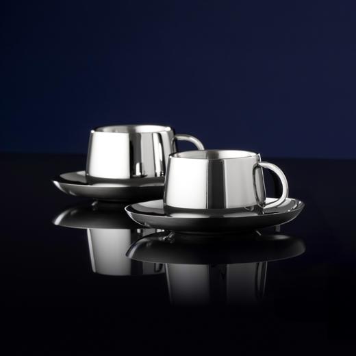 奢蒂双层杯碟套装 RESONG日诵家居 咖啡杯 商品图5