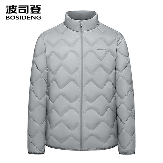 波司登2025秋季新款鹅绒羽绒服男短款立领轻薄保暖外套B250131021 商品图2