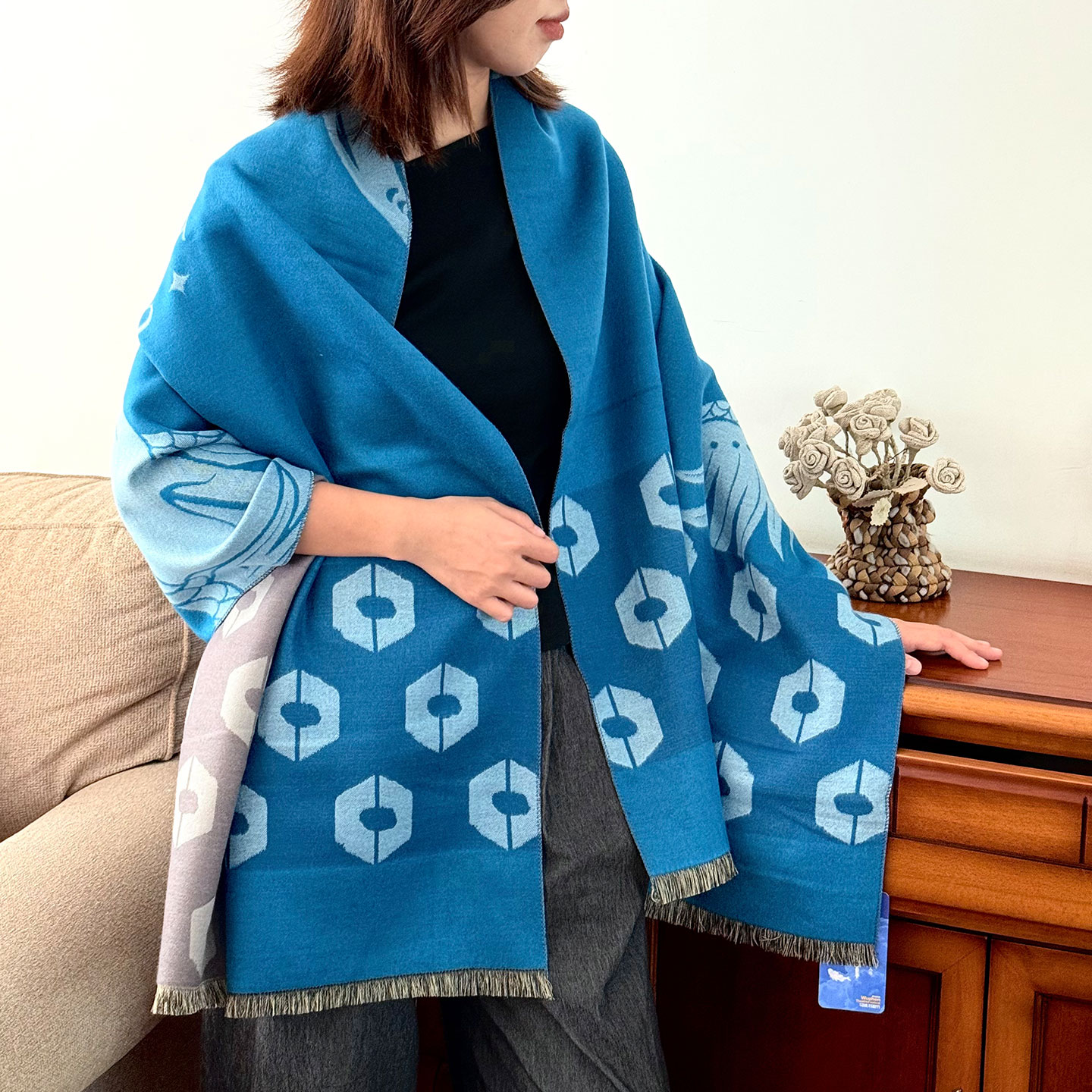 【乌镇官方】2025年戏剧节扶摇主题围巾文创纪念伴手礼秋冬披肩