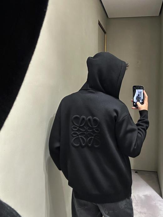 原版11500元！Loew罗yi威Anagram 拉链针织羊毛衫连帽外套  男女同款 商品图0
