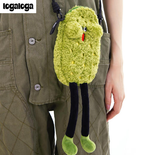 logaloga 狗狗祟祟 毛绒手机背包 商品图1