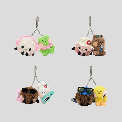 GOODBAI GOODEES×minini 好朋友毛绒钥匙扣挂件 商品图0