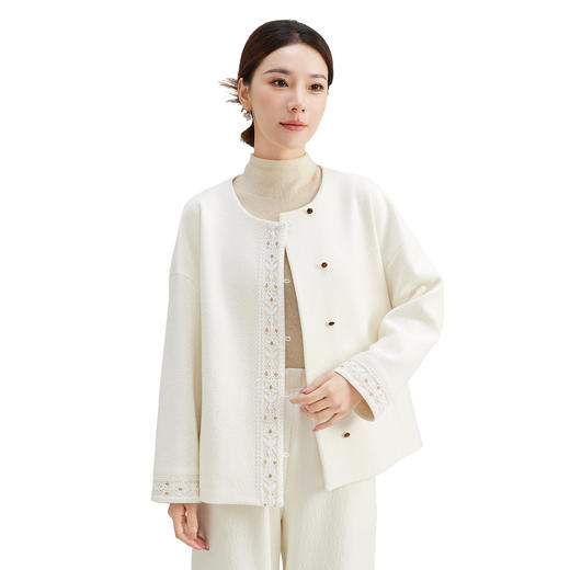 SM 1359蕾丝花边简约外套轻奢气质上衣小衫优雅感显瘦 商品图4