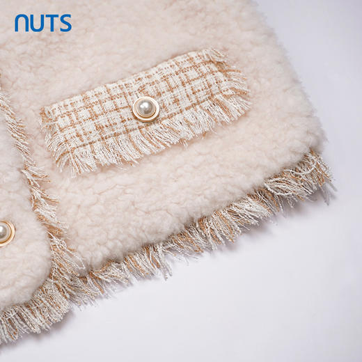 NUTS商场同款冬季小香风时尚气质温柔优雅皮草外套女341132188 商品图4