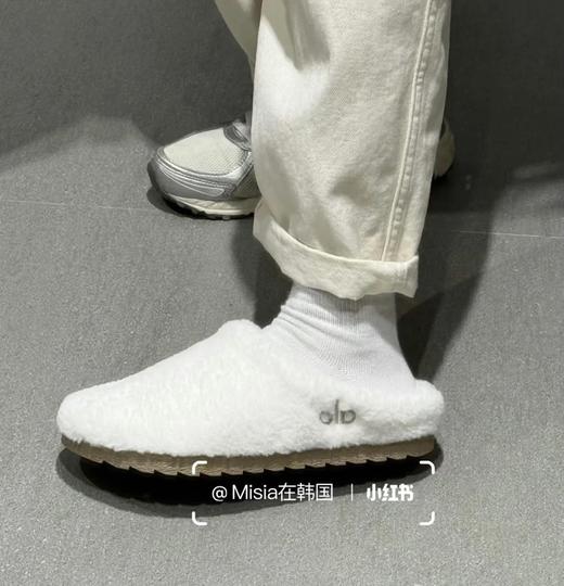万能慵懒   A家博肯鞋   麂皮羊毛拖鞋   3cm厚底毛毛鞋拖鞋 商品图1