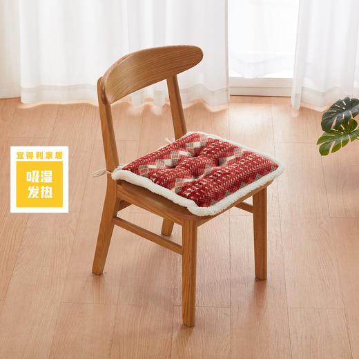 秋冬保暖吸湿发热坐垫系带椅垫沙发长垫  假日2501 商品图0