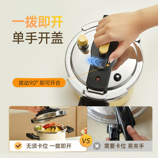 kimscook2025新款高压锅一人食小型迷你防爆家用压力锅电磁炉通用 商品图2