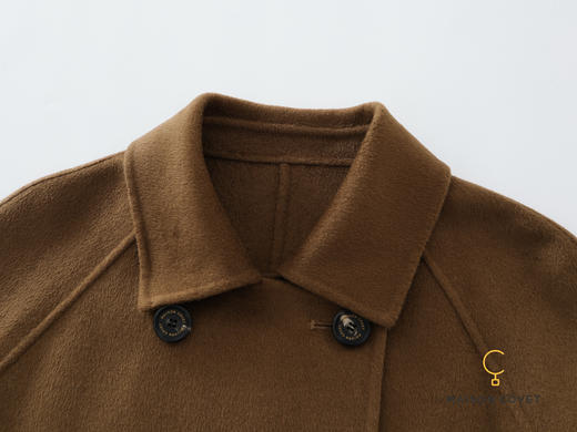 MAISON COVET  LILY小山羊绒系带大衣 商品图2