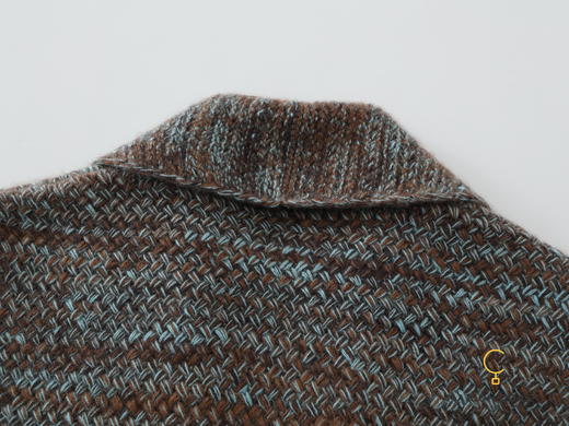 MAISON COVET纯山羊绒翻领外套上衣 商品图5