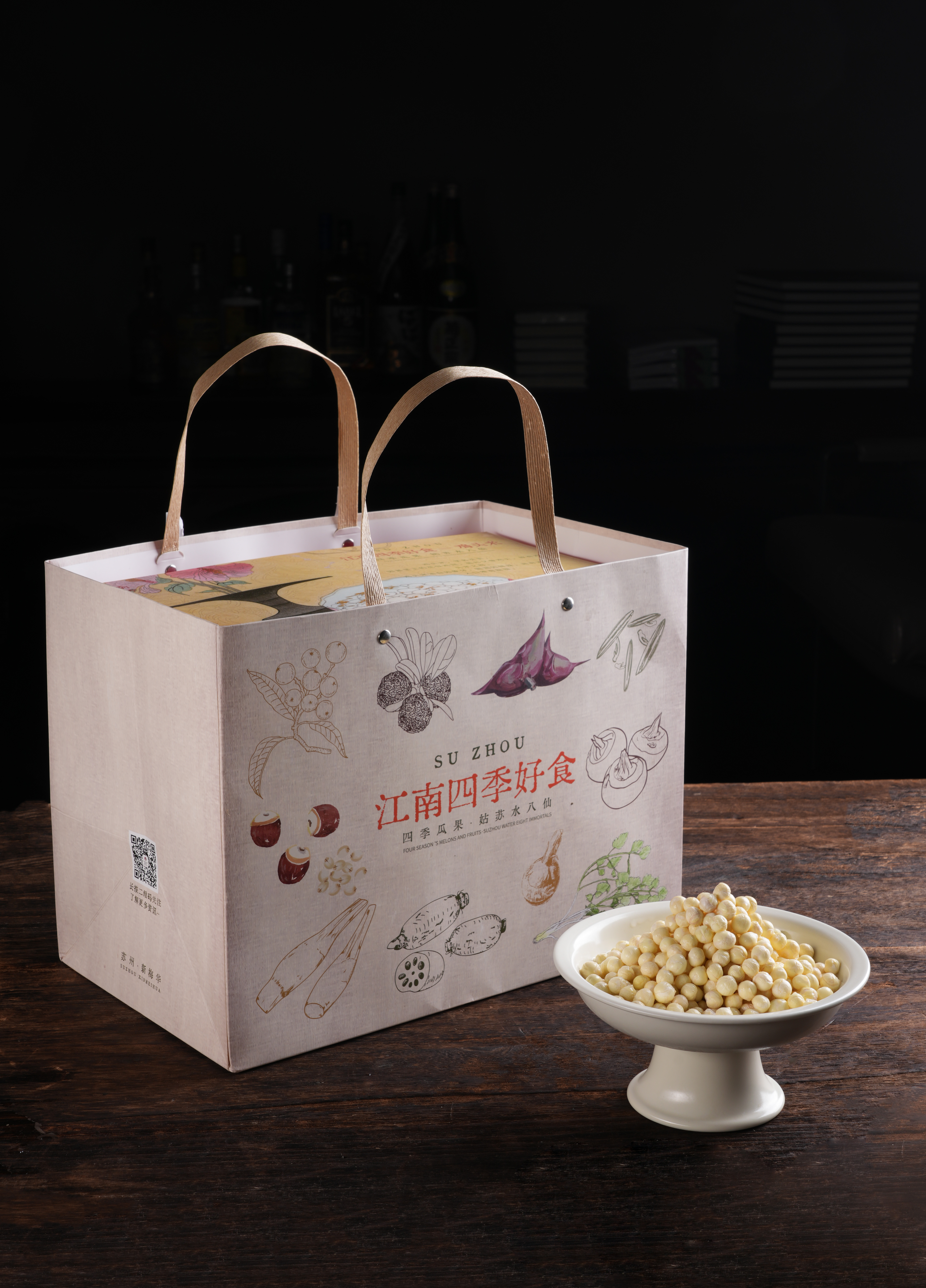 江南手剥鸡头米礼盒（订单总额满200元起送）