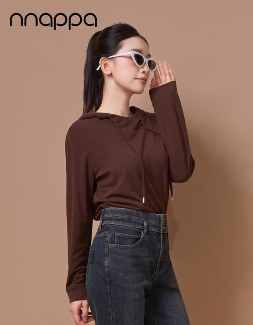 齐领连帽女卫衣CA7405 商品图1