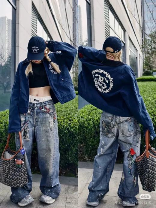 Stussy Denim Tears联名牛仔夹克 商品图3