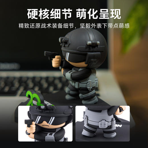 战术纳仔手办手机支架 商品图2