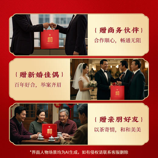 澜沧古茶2022年和字茶普洱熟茶大饼357g/盒 商品图4