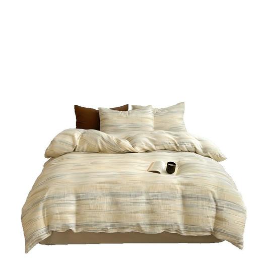 彼加曼 云柔糯感水洗棉四件套-风织线200*230cm BGM-T2522 商品图0