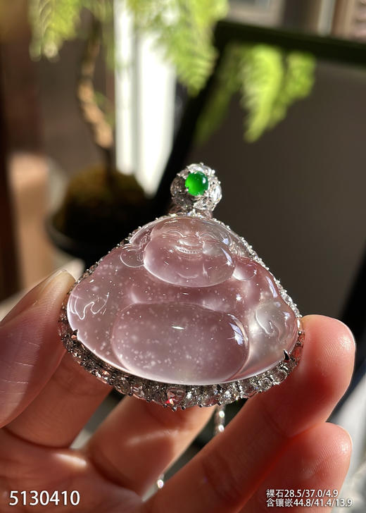 玻璃种木那佛公吊坠【5130410】具体价格微信咨询 商品图5