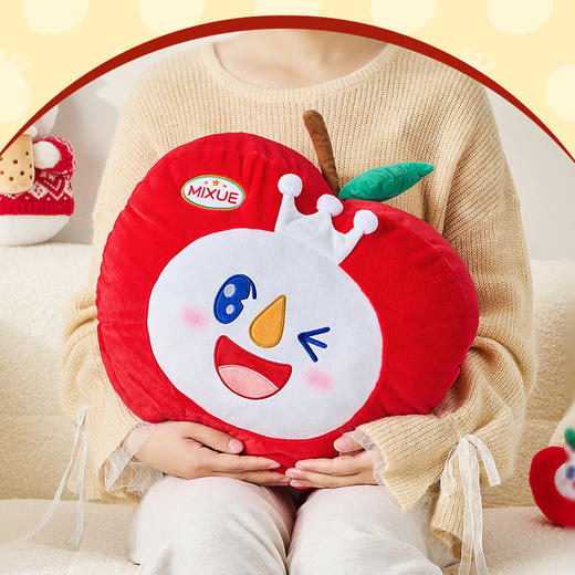 大苹果雪王-暖心抱枕 暖手又暖心 商品图1