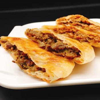 三全薄皮馅饼猪肉大葱味1.1kg10片装 早餐半成品即食手抓饼速食食品 商品图8