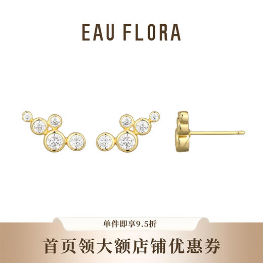 【气泡】简约精致耳扣&耳钉·金银双色 商品图2