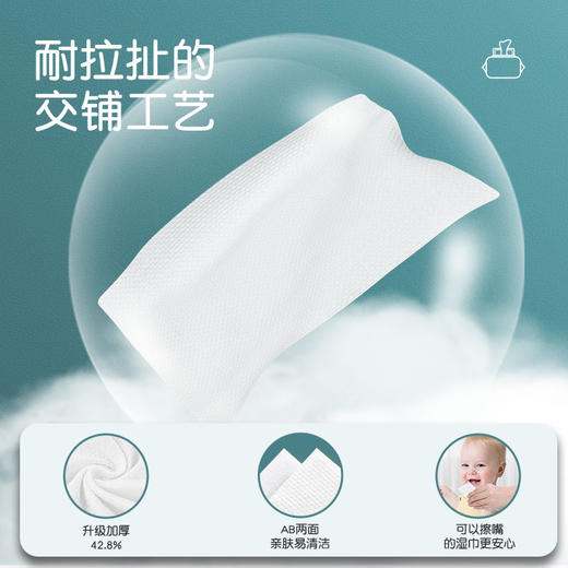蓝漂 亲肤柔软湿巾80抽*1包(新老款式随机) LP0RRJ01B 商品图2