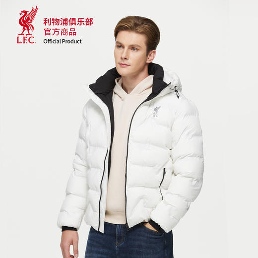 【官方正版】利物浦俱乐部 | 秋冬款白色棉服加厚保暖外套 商品图3