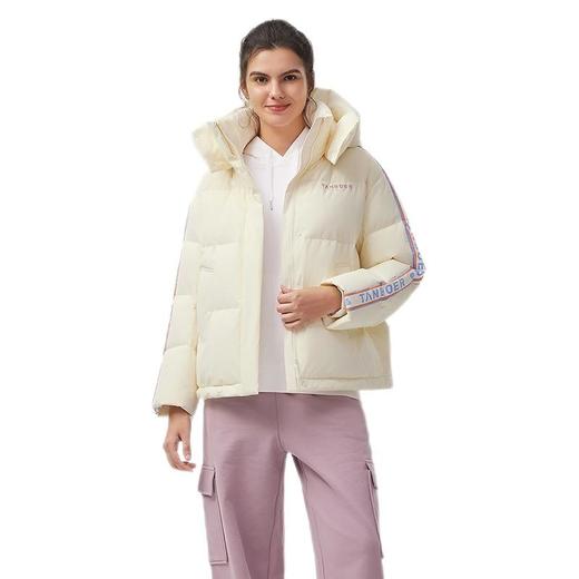 坦博尔 羽绒服女短款可脱卸帽 TBF550302A 商品图1