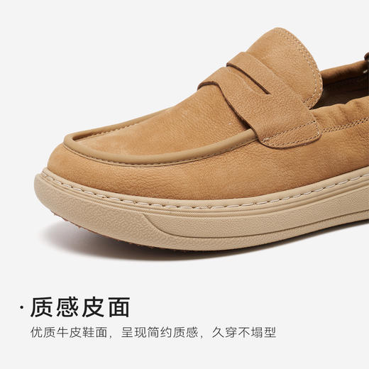 星期六男士舒适一脚蹬休闲皮鞋SSD3121012 商品图7