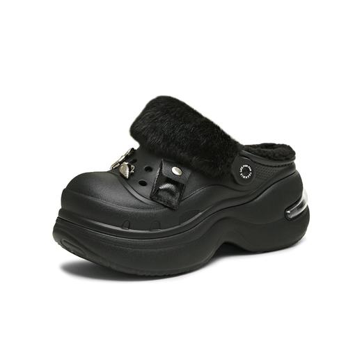 【云粉节】BF楼天美意2025年冬季加绒厚底学院拖鞋女鞋洞洞鞋CIB06DH5吊牌价599活动价439 商品图0