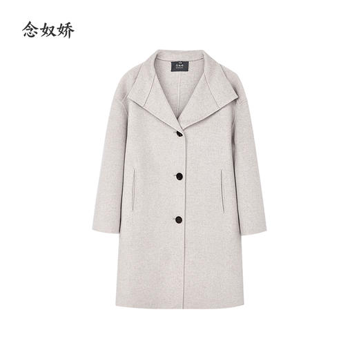 【商场同款】CNC5010 “ 大女主大衣 ” 蚕丝羊绒材质 轻暖无压 商品图10