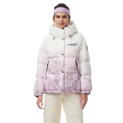 坦博尔 羽绒服女连帽短款 TBF550360A 商品图3