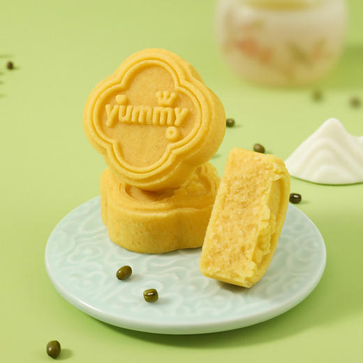 雅觅原味海藻糖绿豆糕 180g 商品图6