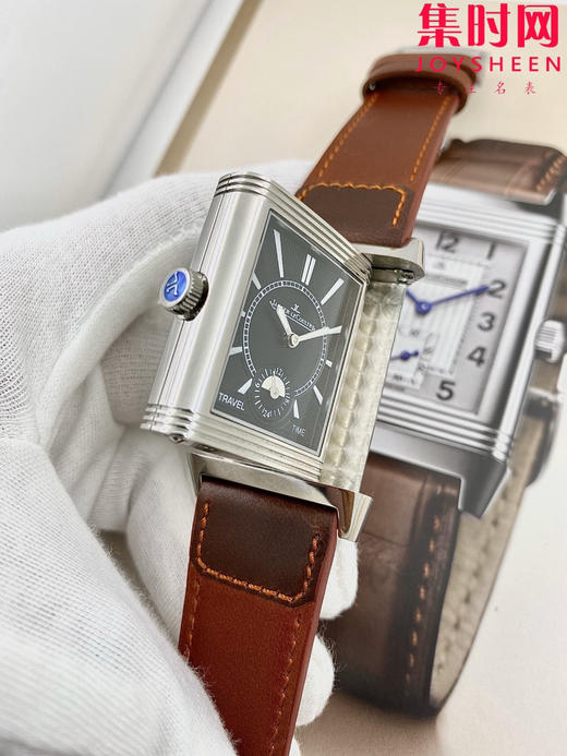积家翻转系列 双面翻转 两针半 男士机械腕表 Reverso Classic Large Duoface Small Second 男款翻转系列 商品图3