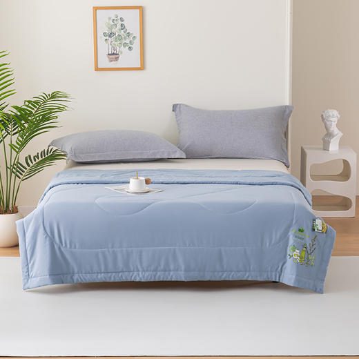 UCHINO内野 云水蓝蕲艾草养生被180*200cm HU-HY01B20-B 商品图2