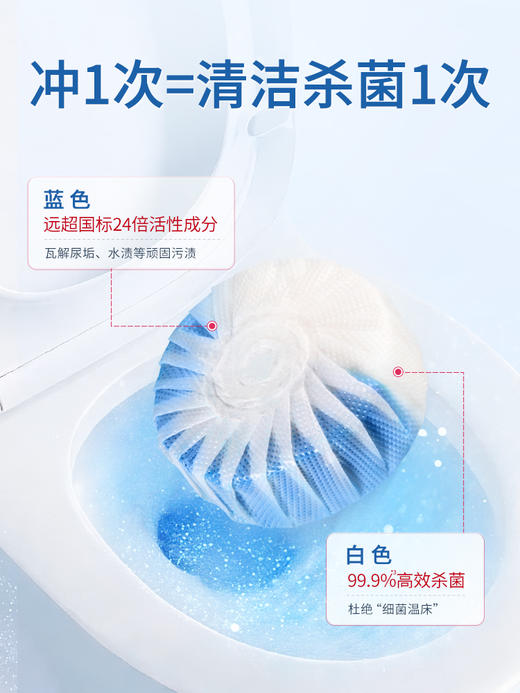 原价29.9 限时折扣9.9元【蔬果园】洁厕灵50g*4 商品图2
