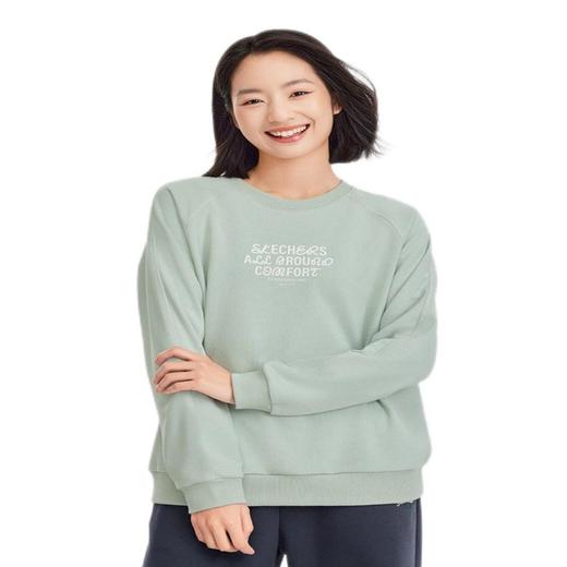 Skechers斯凯奇 女针织套头卫衣 L424W093-04X2 商品图3