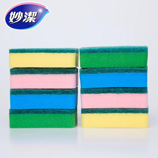 妙洁 海绵百洁布8片装*3包 MJHM8P3B 商品图2