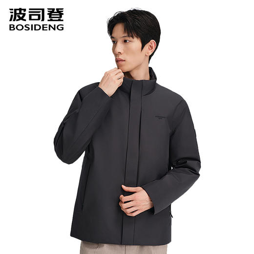波司登羽绒服男短款2025秋冬新款休闲立领鹅绒保暖夹克B250134151 商品图1