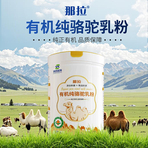 有机纯骆驼乳粉 无添加蔗糖源自新疆纯正有机假一赔十300g 商品图0