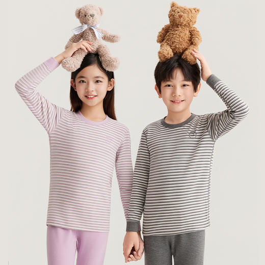 【商场专柜高品质羊毛蚕丝保暖套装69.9元任选2套】120-170码A类280克加厚亲子款石墨烯保暖速热内衣套装 商品图13