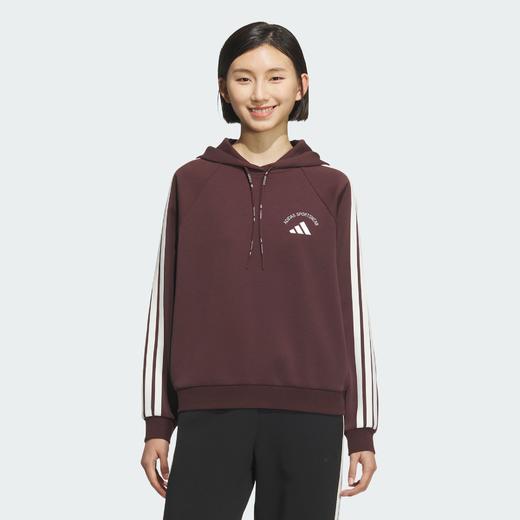 Adidas阿迪达斯SOFT DOUBLEKNIT HOODIE 针织运动休闲连帽套头衫KC0033 商品图0