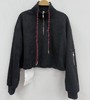 NC立领撞色抽绳短款长袖卫衣50704（黑）秋季 253012120321 商品缩略图0